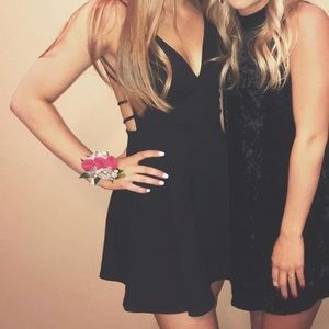 Lulus black formal dress size M